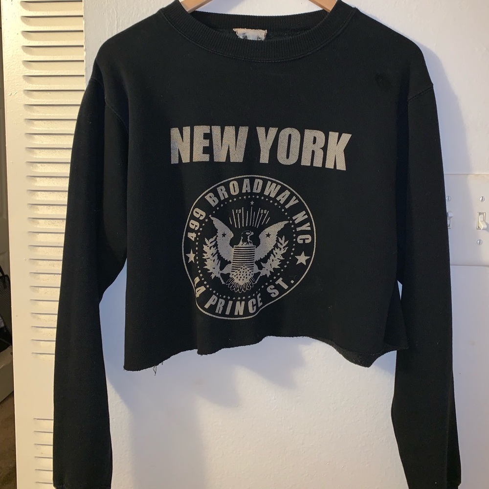 John Galt Cropped Sweatshirt